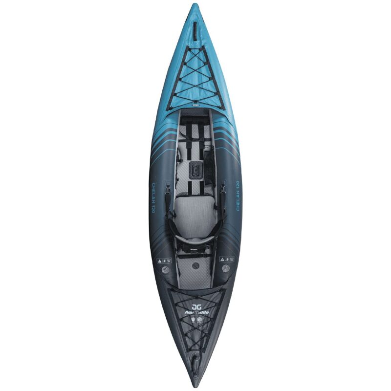 AQUAGLIDE Chelan 155 Inflatable Tandem Kayak – PVC Duratex™ Drop-Stitch Hard-Bottom Performance Touring - Image 5