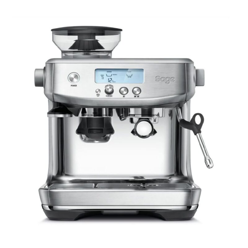Sage Barista Pro Espresso Machine – Bean-to-Cup with Integrated Grinder, ThermoJet Heating & Milk Frother, Brushed Stainless Steel