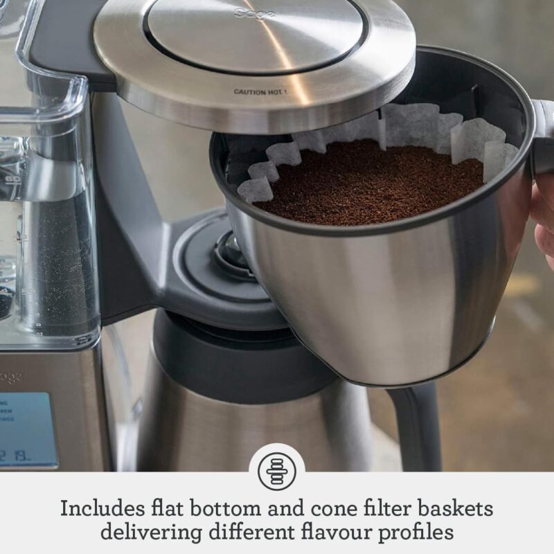 Sage Precision Brewer Thermal – 1.8 L Automatic Drip Coffee Maker with LCD & 5 Presets (Brushed Stainless Steel) - Image 5
