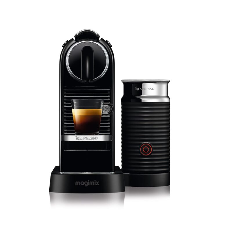 Nespresso Citiz & Milk EN267.BAE – Capsule Espresso Machine with Built-In Aeroccino Milk Frother, 19-Bar Pump & 2 Programmable Buttons (Black) - Image 3