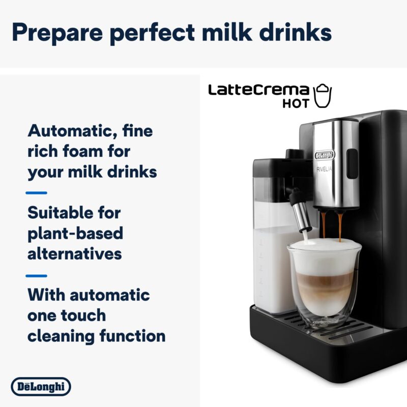De'Longhi Rivelia – Bean-to-Cup Coffee Machine EXAM440.55.G - Image 22
