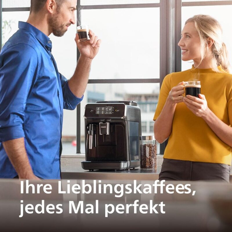 Philips Series 2200 Fully Automatic Espresso Machine with Milk Frother – EP2220/10, Ceramic Grinder, Matt Black - Image 9