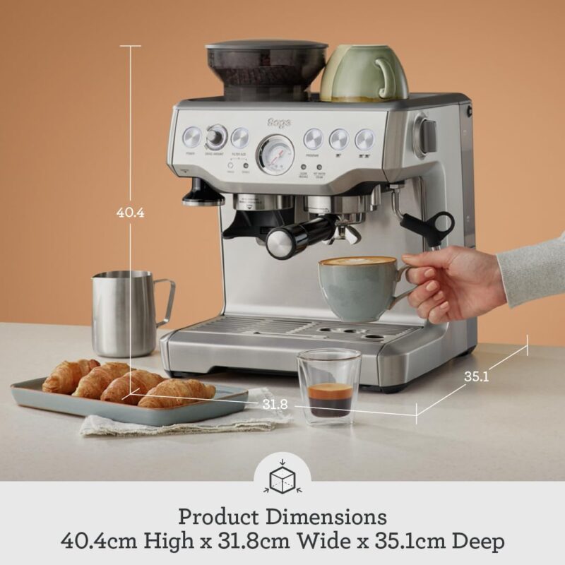 Sage Barista Express – Bean-to-Cup Espresso Maker with Grinder & Milk Frother - Image 13