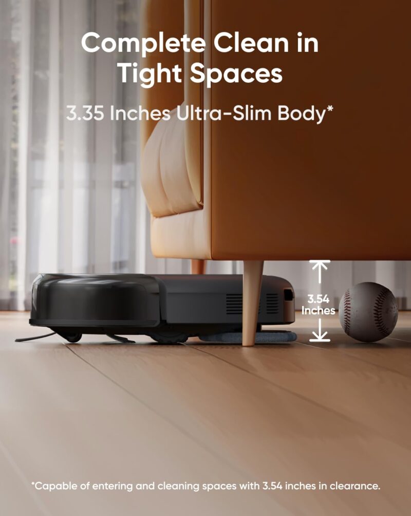 eufy Omni C20 Robot Vacuum and Mop Combo | 7000Pa Suction, Self-Emptying, Auto Mop Wash & Dry, Ultra-Slim, All-in-One Cleaning Station - Image 21