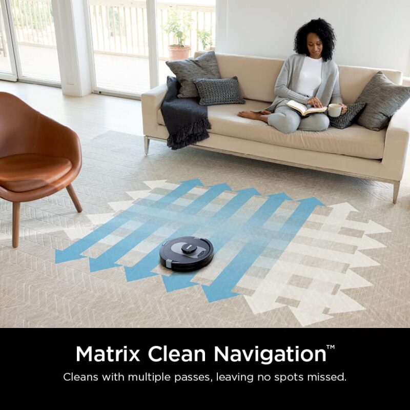 Shark UR2500SR AI Ultra Robot Vacuum with Self-Empty Base, 30-Day Bagless Capacity, LIDAR Navigation, Smart Mapping, Pet Hair Pickup, Alexa/WiFi Compatible, Black/Silver - Image 20