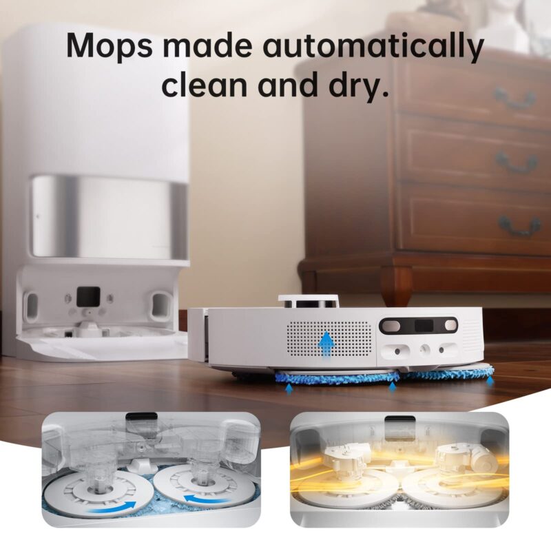 Dreame L10s Ultra Gen 2 Robot Vacuum and Mop – 10,000Pa Suction, Smart MopExtend, AI Pathfinding, Auto-Cleaning & Drying, Self-Empty Base, Pet & Carpet Optimized - Image 6