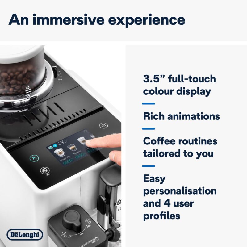 De'Longhi Rivelia – Bean-to-Cup Coffee Machine EXAM440.55.G - Image 16
