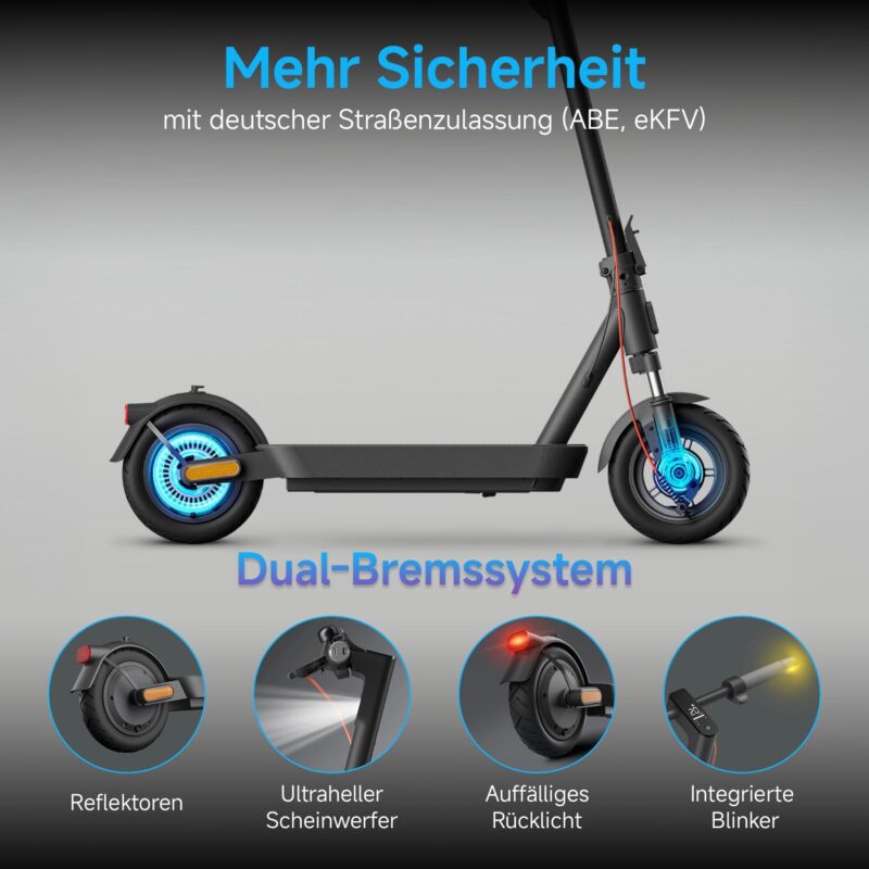 Xiaomi Electric Scooter 5 Series – 60 km Range, 20 km/h Speed, Dual Brakes, App Control, Road-Legal EU E-Scooter for Adults - Image 54
