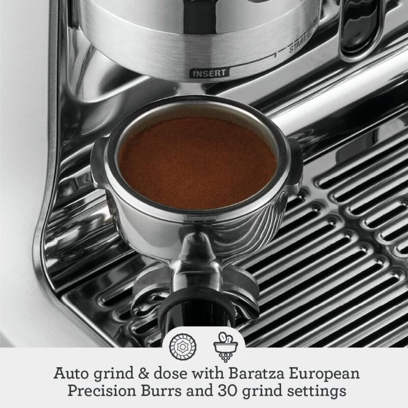 Sage Barista Pro Espresso Machine – Bean-to-Cup with Integrated Grinder, ThermoJet Heating & Milk Frother, Brushed Stainless Steel - Image 19