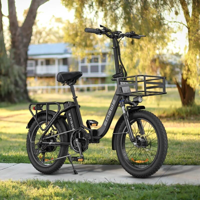 ENGWE L20 SE 20″ Folding Fat-Tyre E-Bike – 250 W motor, 36 V 15.6 Ah battery (140 km range), 25 km h⁻¹ top-speed - Image 4