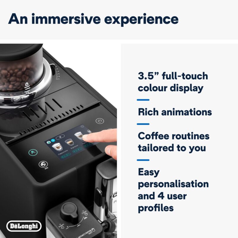De'Longhi Rivelia – Bean-to-Cup Coffee Machine EXAM440.55.G - Image 24