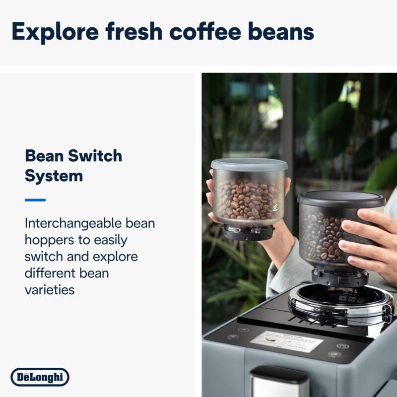 De'Longhi Rivelia – Bean-to-Cup Coffee Machine EXAM440.55.G - Image 5