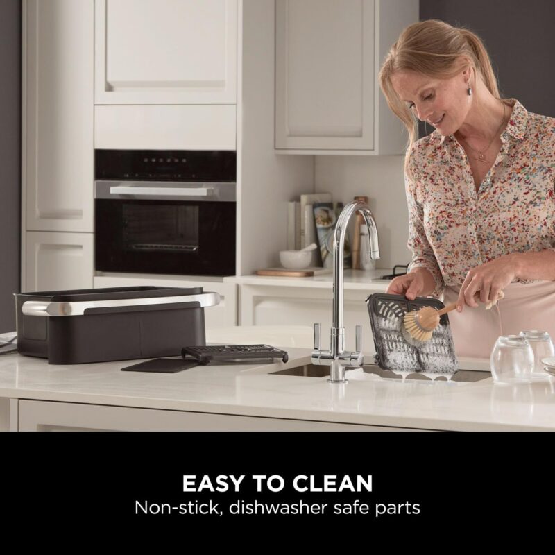 Ninja AF300UK Dual Zone Air Fryer - 7.6L, 2 Drawers, 6-in-1 Cooking, Energy Efficient, Oil-Free, Non-Stick, Dishwasher Safe, Black/Silver - Image 58