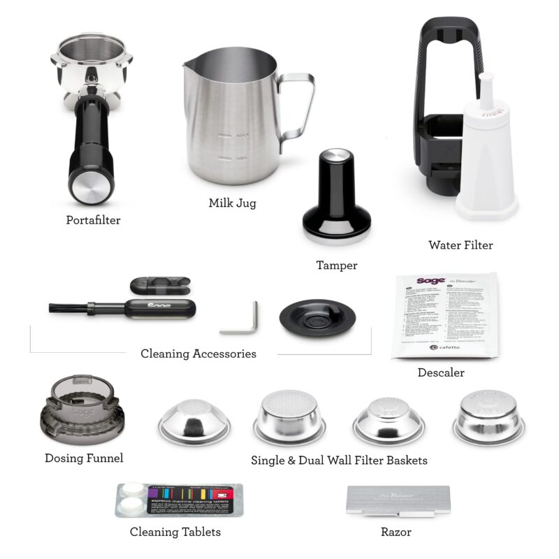 Sage Barista Pro Espresso Machine – Bean-to-Cup with Integrated Grinder, ThermoJet Heating & Milk Frother, Brushed Stainless Steel - Image 9