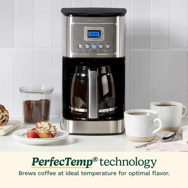Cuisinart DCC-3200P1 14-Cup Programmable Coffee Maker – Stainless Steel Drip Machine with Brew Strength Control, Glass Carafe, 1–4 Cup Setting & Auto Shut-Off - Image 26