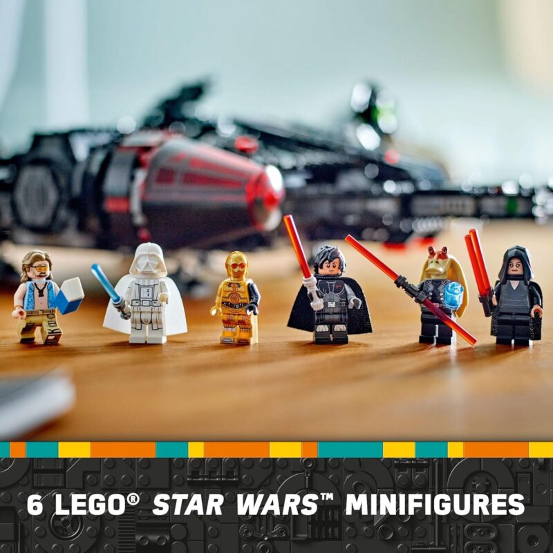 LEGO Star Wars The Dark Falcon 75389 Buildable Starship Set, Millennium Falcon Alternative with 6 Unique Minifigures, Collectible Toy Gift for Kids Aged 10+ and Star Wars Fans - Image 6
