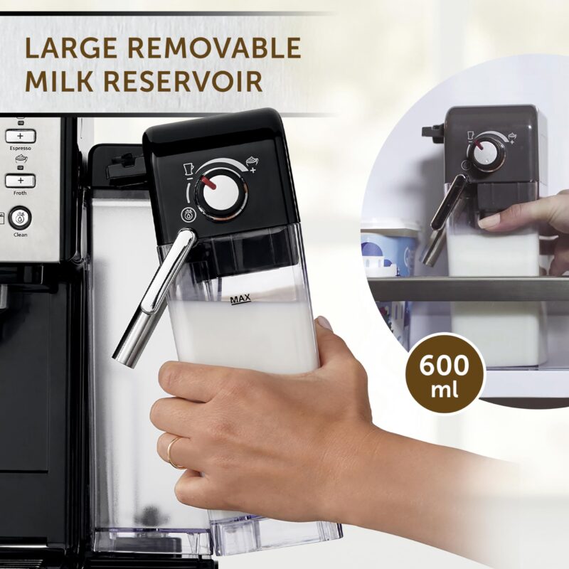 Breville One-Touch CoffeeHouse Espresso, Cappuccino & Latte Maker – VCF107 - Image 10