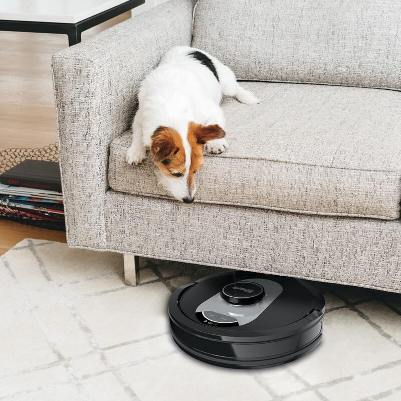 Shark UR2500SR AI Ultra Robot Vacuum with Self-Empty Base, 30-Day Bagless Capacity, LIDAR Navigation, Smart Mapping, Pet Hair Pickup, Alexa/WiFi Compatible, Black/Silver - Image 7