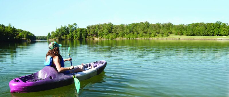 Perception Access 9.5′ Sit-On-Top Recreational Kayak for Adults – High-Back Seat & Rod Holders (Sunset) - Image 4