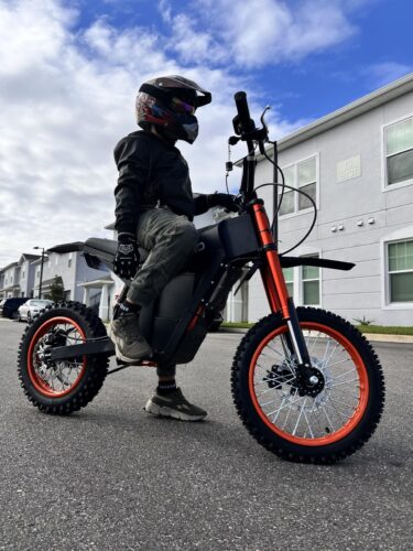 Soleil 01 2000 W Electric Dirt Bike – 14″ / 12″ Fat-Tyre, 48 V 21 Ah Battery, 37 mph / 60 km h⁻¹, Dual Suspension photo review