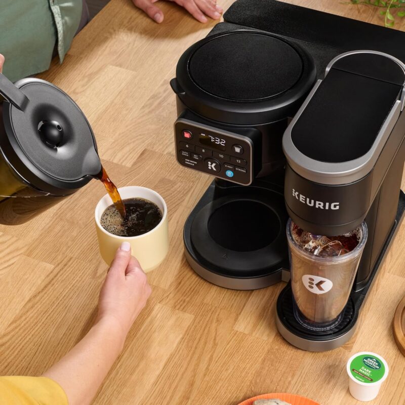 Keurig K-Duo Gen 2 Hot & Iced Coffee Maker – Single Serve & 12-Cup Carafe Brewer with MultiStream Technology, 72oz Reservoir, Programmable Auto Brew, Black - Image 20