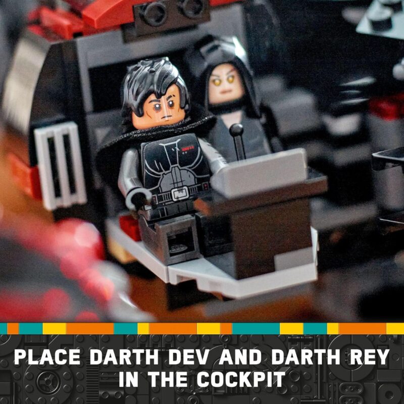 LEGO Star Wars The Dark Falcon 75389 Buildable Starship Set, Millennium Falcon Alternative with 6 Unique Minifigures, Collectible Toy Gift for Kids Aged 10+ and Star Wars Fans - Image 4