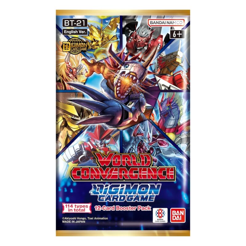 Digimon Card Game - BT21 - World Convergence - Booster Box (24 Packs)